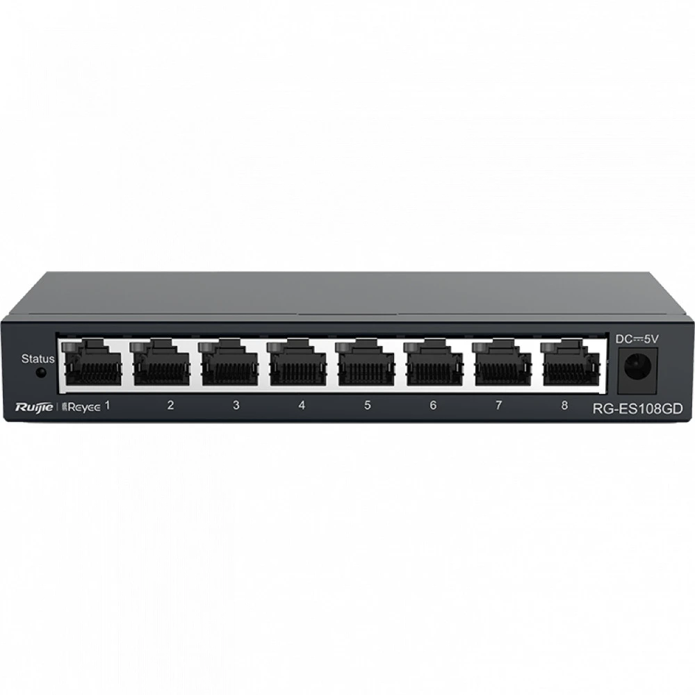 Коммутатор Ruijie RG-ES108GD 1000 Base-TX (1000 мбит/с)