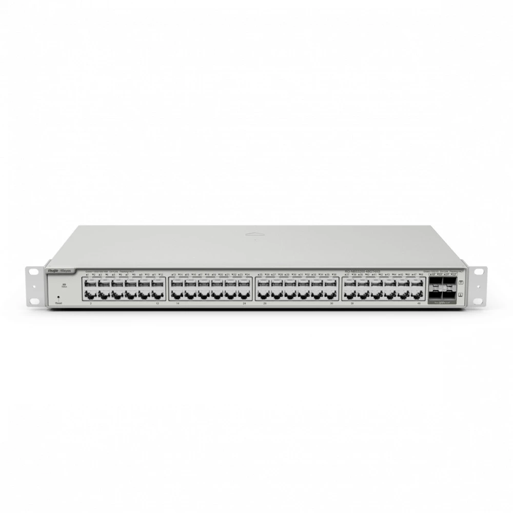 Коммутатор Ruijie Reyee RG-NBS3200-48GT4XS 1000 Base-TX (1000 мбит/с), 4 SFP порта