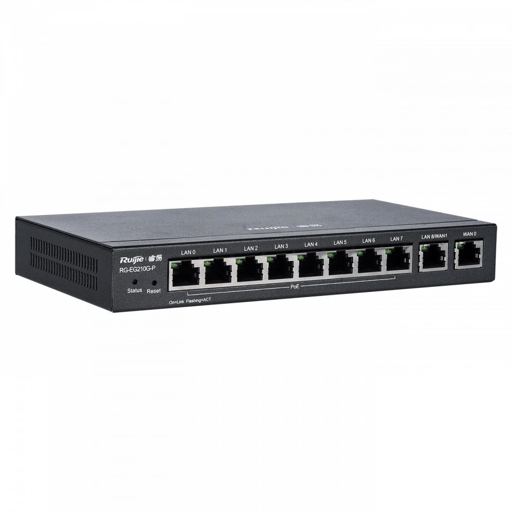 Маршрутизатор Ruijie RG-EG210G-P 10/100/1000 Base-TX (1000 мбит/с)