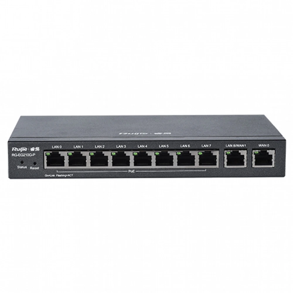 Маршрутизатор Ruijie RG-EG210G-P 10/100/1000 Base-TX (1000 мбит/с)