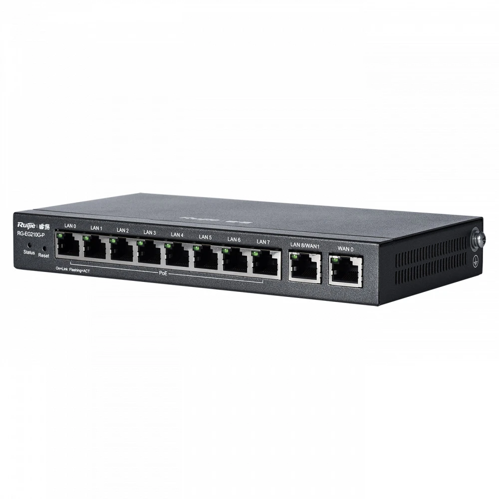 Маршрутизатор Ruijie RG-EG210G-P 10/100/1000 Base-TX (1000 мбит/с)