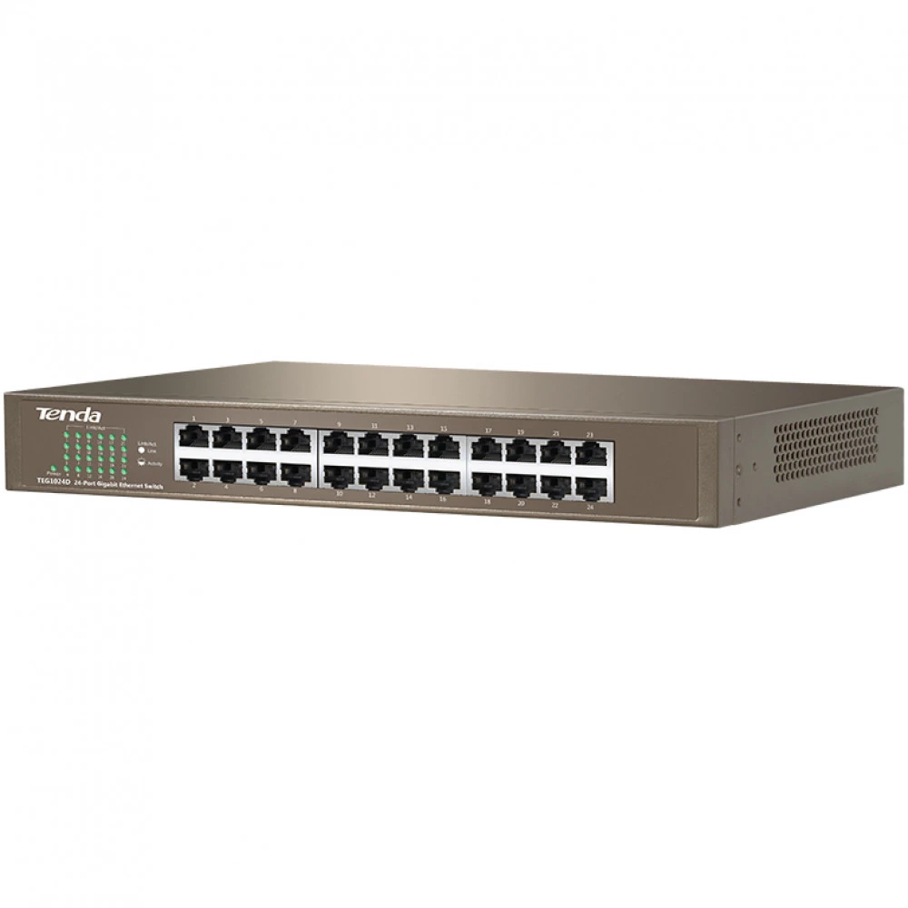 Коммутатор TENDA TEG1024D 1000 Base-TX (1000 мбит/с)