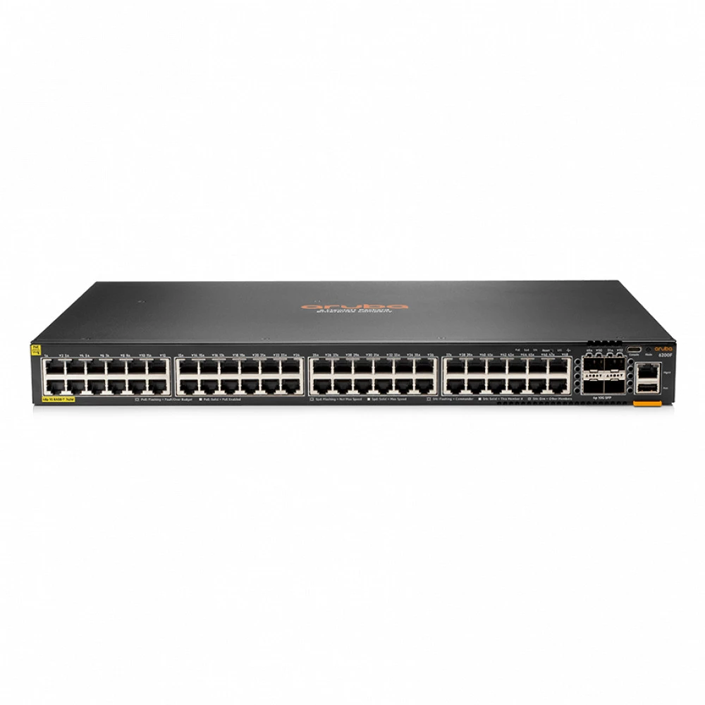 Коммутатор HPE Aruba 6200F JL727A#B2C 1000 Base-TX (1000 мбит/с), 4 SFP порта