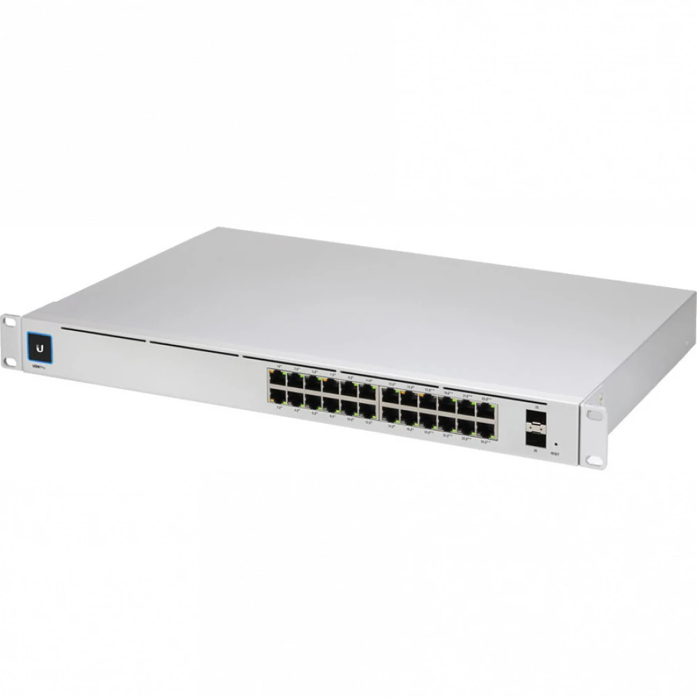 Коммутатор Ubiquiti UniFi 24Port Gigabit Switch with SFP USW-24 1000 Base-TX (1000 мбит/с), 2 SFP порта