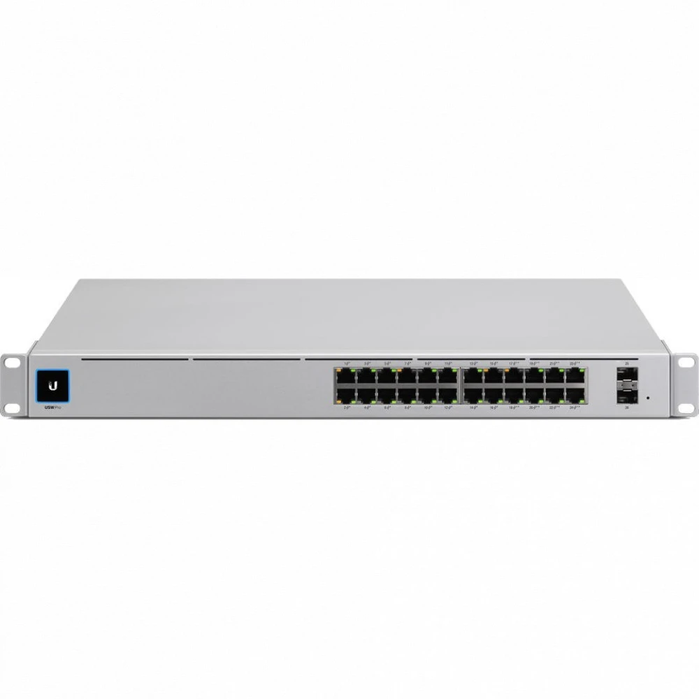 Коммутатор Ubiquiti UniFi 24Port Gigabit Switch with SFP USW-24 1000 Base-TX (1000 мбит/с), 2 SFP порта