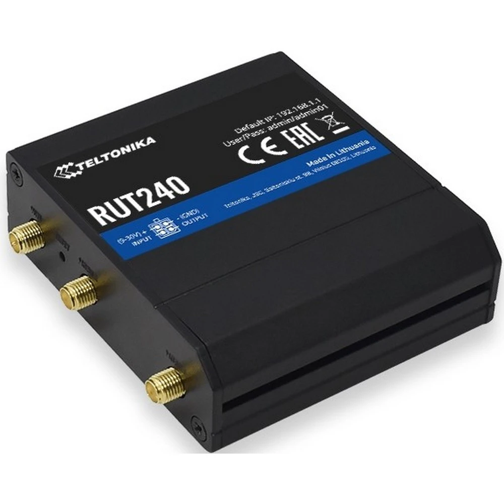 Маршрутизатор TELTONIKA RUT240 RUT24006E000 10/100 Base-TX (100 мбит/с)