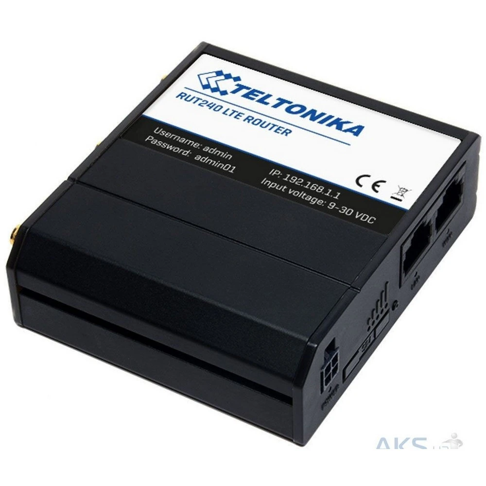 Маршрутизатор TELTONIKA RUT240 RUT24006E000 10/100 Base-TX (100 мбит/с)