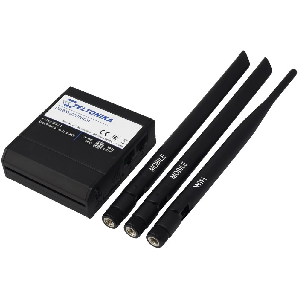 Маршрутизатор TELTONIKA RUT240 RUT24006E000 10/100 Base-TX (100 мбит/с)