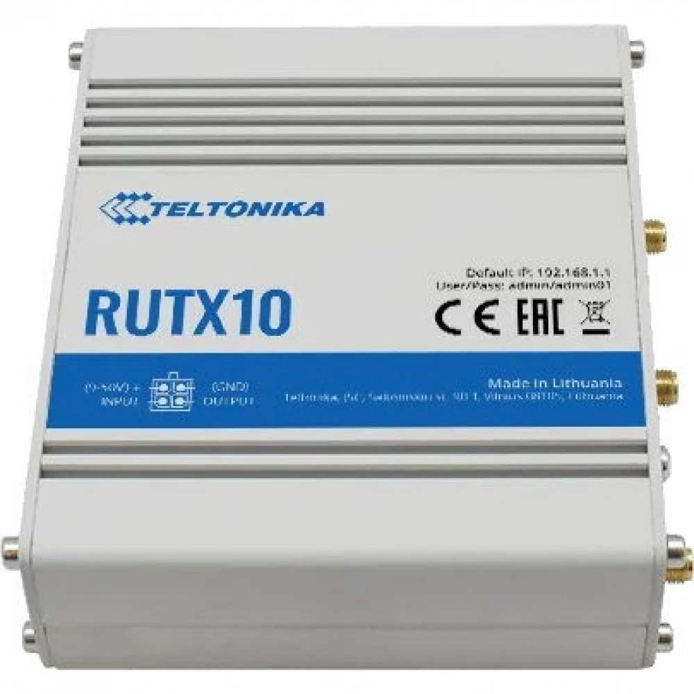 Маршрутизатор TELTONIKA RUTX10 RUTX10000000 10/100/1000 Base-TX (1000 мбит/с)