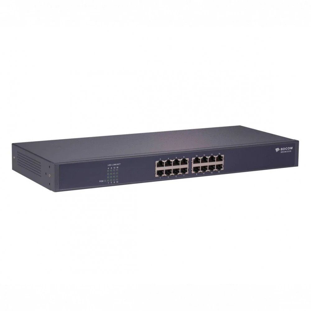 Коммутатор BDCOM S1516 1000 Base-TX (1000 мбит/с)
