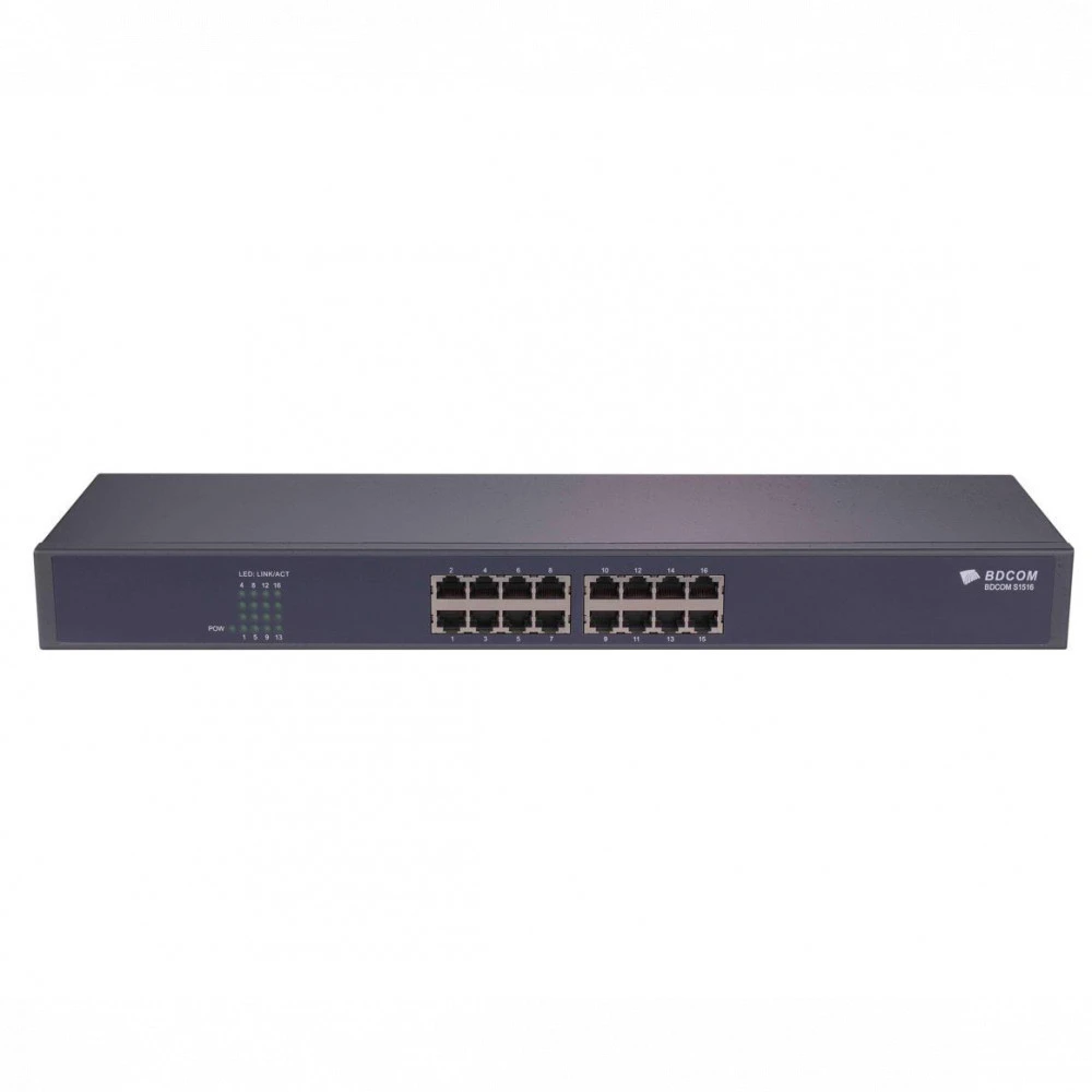 Коммутатор BDCOM S1516 1000 Base-TX (1000 мбит/с)