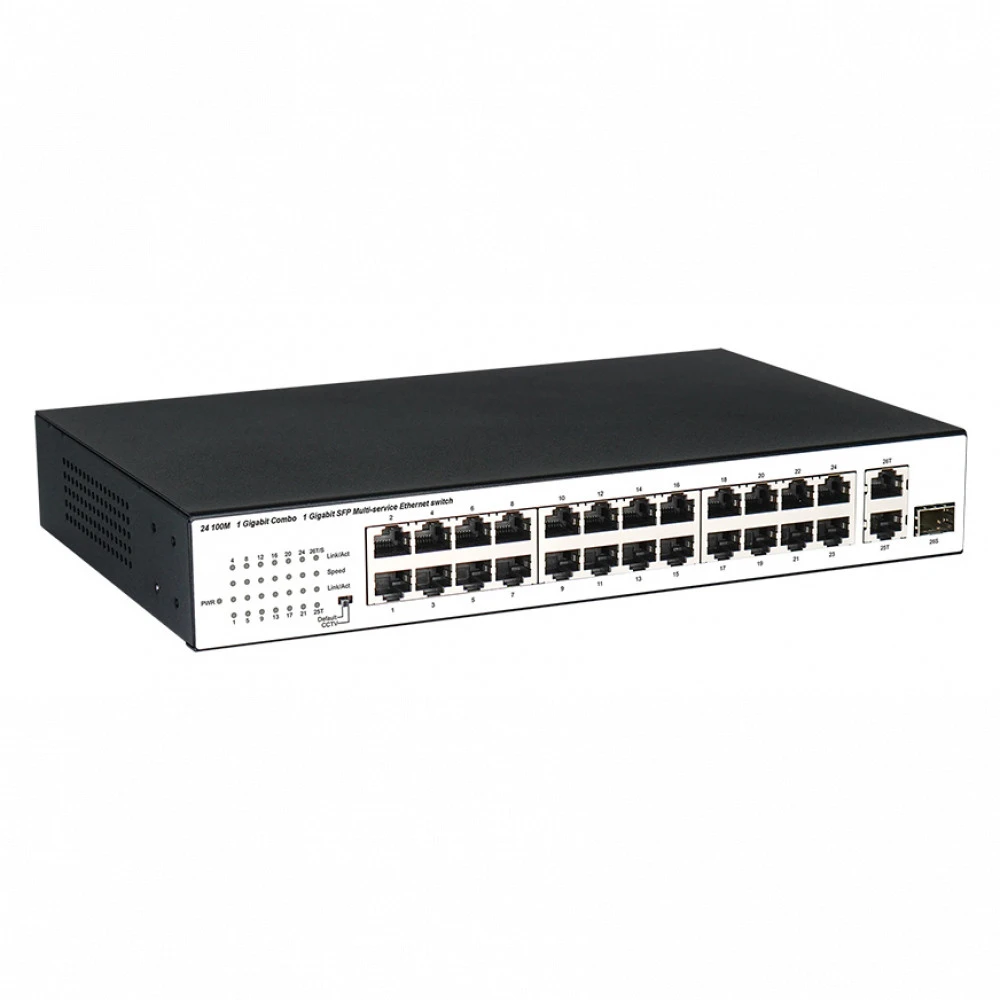 Коммутатор BDCOM S1226L 100 Base-TX (100 мбит/с)