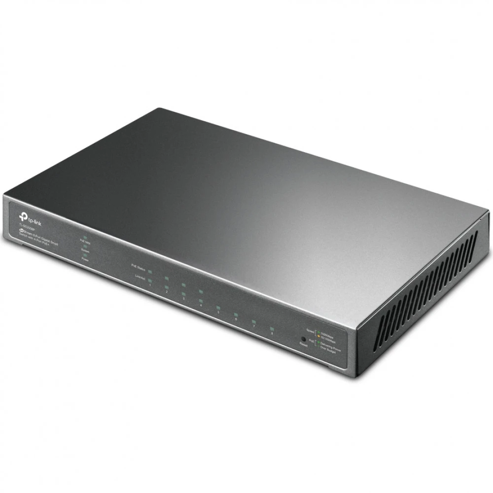 Коммутатор TP-Link TL-SG2008P (V3) TL-SG2008 (V3) 1000 Base-TX (1000 мбит/с)