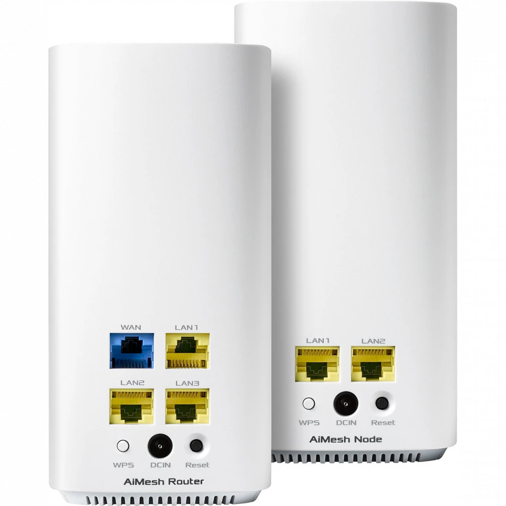 Маршрутизатор для дома Asus ZenWiFi AC Mini CD6(2-PK) 90IG05S0-BO9410/BU2410