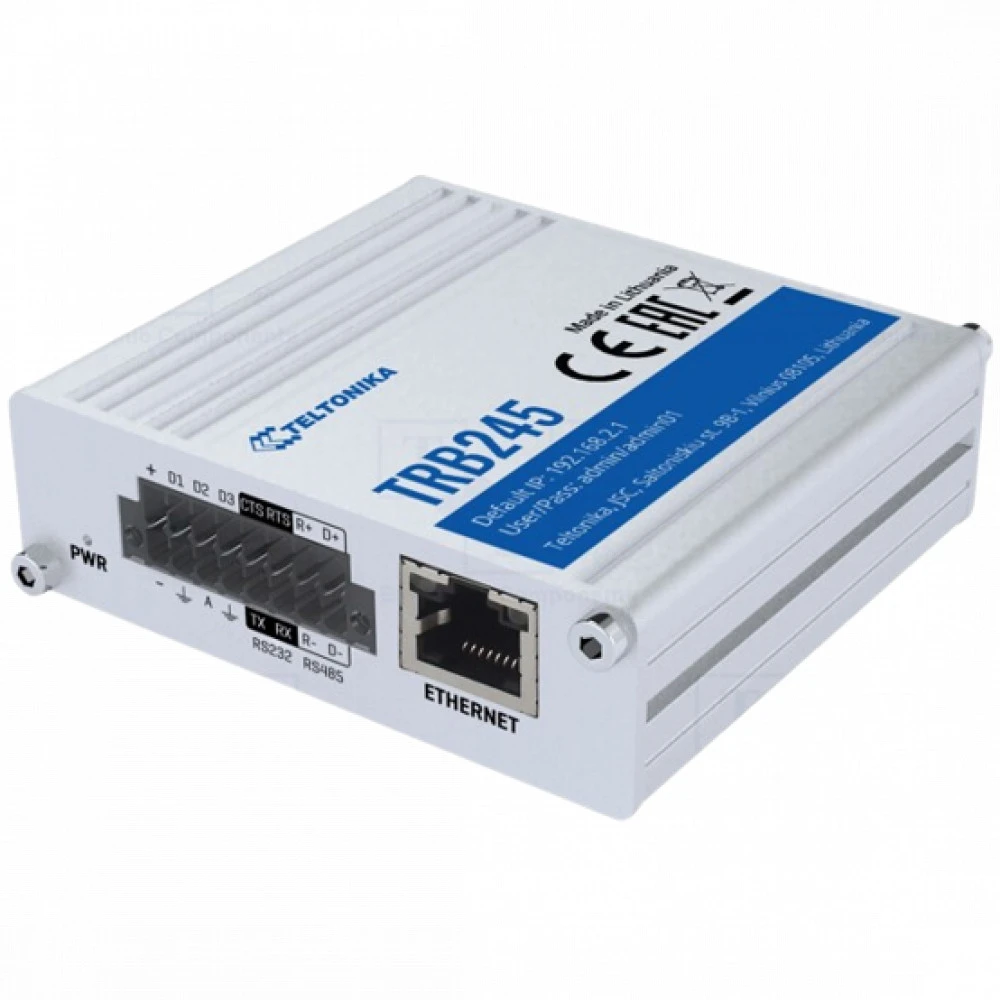Маршрутизатор TELTONIKA Коммутационная плата LTE CAT 4 TRB245 ТRB245000000 10/100 Base-TX (100 мбит/с)
