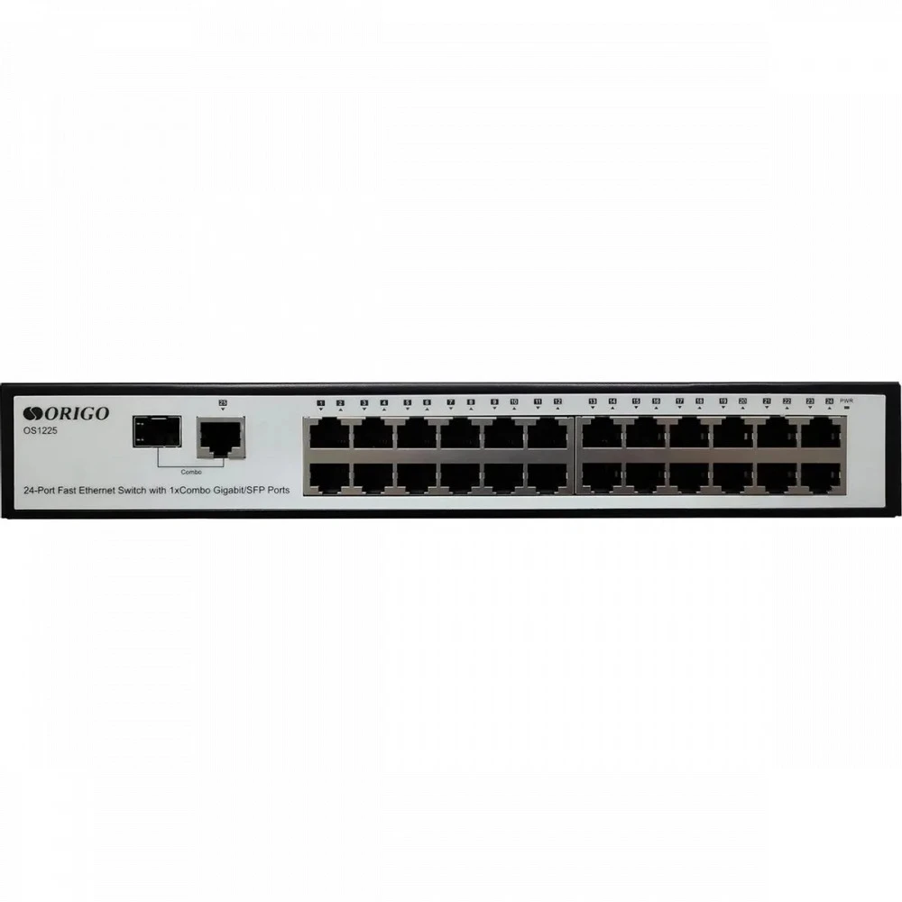 Коммутатор Origo OS1225/A1A 100 Base-TX (100 мбит/с), 1 SFP порт