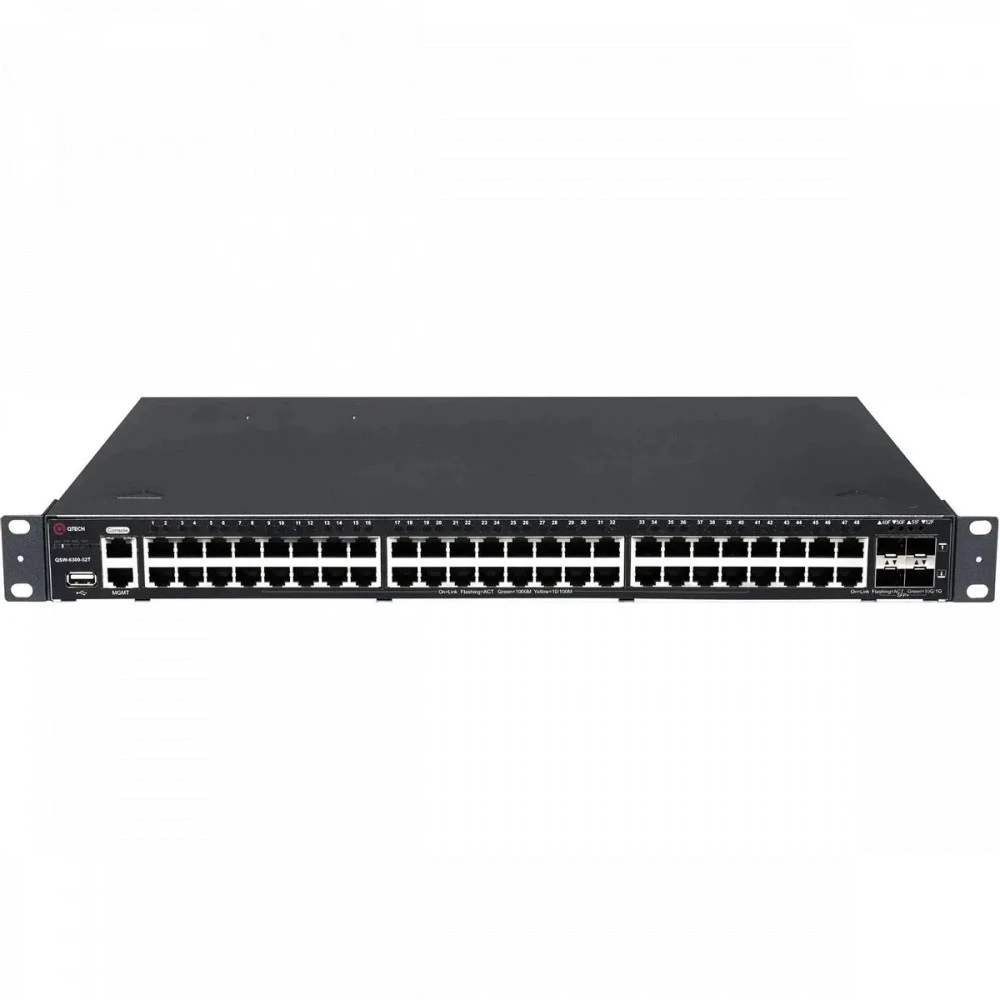 Коммутатор QTECH QSW-6300-52T 1000 Base-T (1000 мбит/с), 4 SFP порта