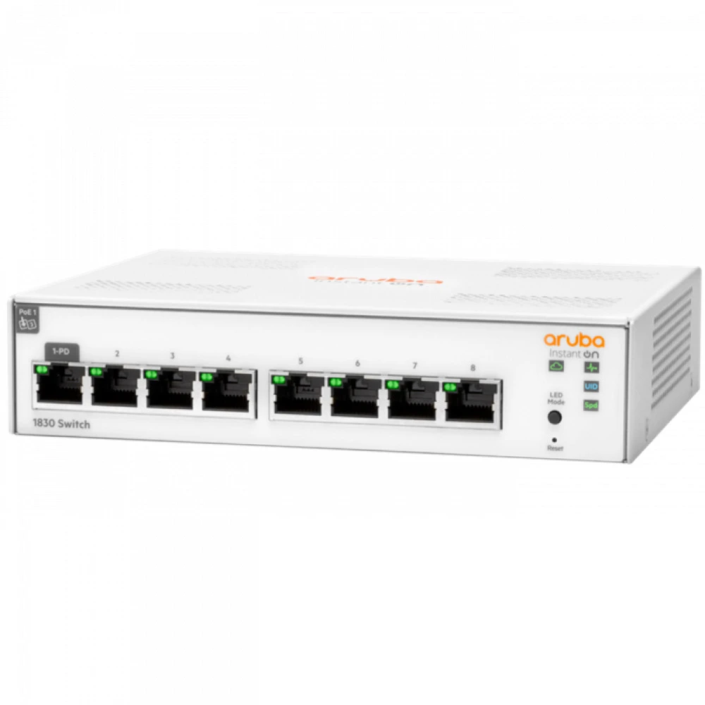 Коммутатор HPE Instant On 1830 8G Switch JL810A 1000 Base-TX (1000 мбит/с)