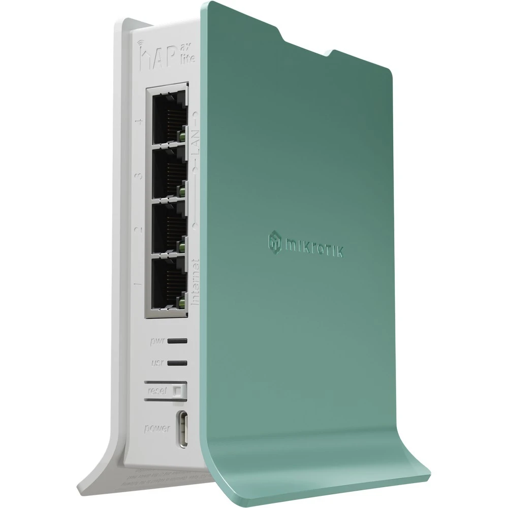 Маршрутизатор Mikrotik hAP ax lite L41G-2axD 10/100/1000 Base-TX (1000 мбит/с)