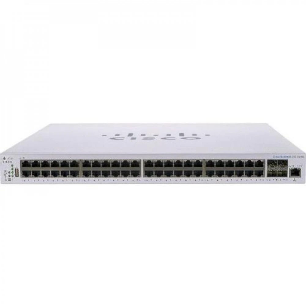 Коммутатор Cisco CBS250-48P-4G-EU 1000 Base-TX (1000 мбит/с), 4 SFP порта