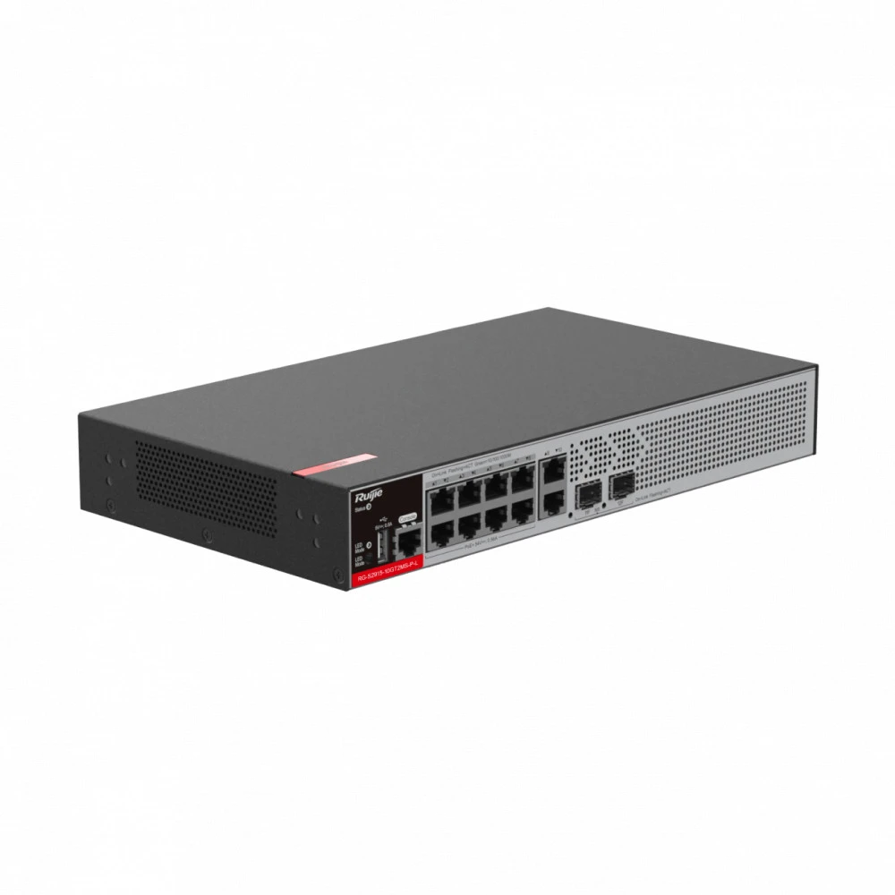 Коммутатор Ruijie RG-S2915-10GT2MS-P-L 1000 Base-TX (1000 мбит/с), 2 SFP порта