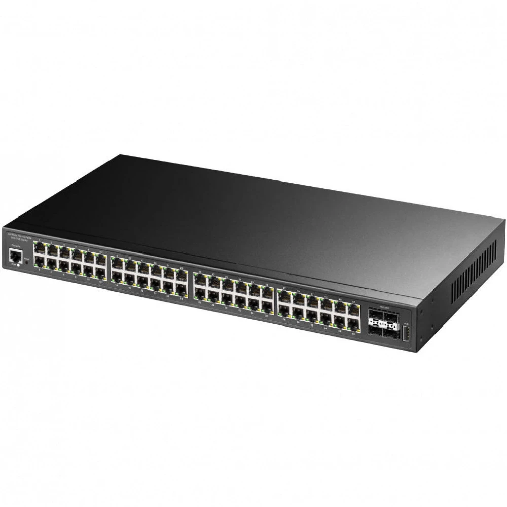 Коммутатор CUDY GS2048PS4-720W 1000 Base-TX (1000 мбит/с), 4 SFP порта