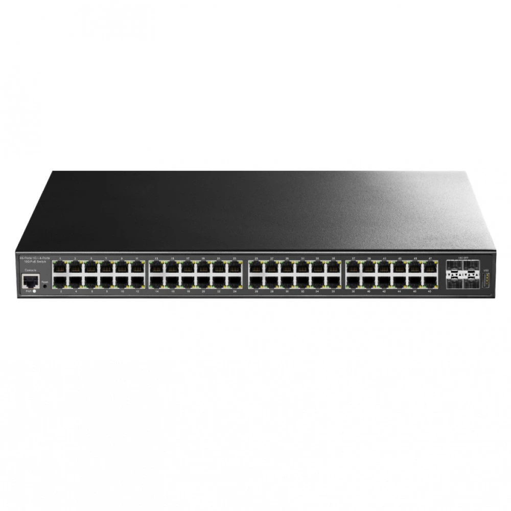 Коммутатор CUDY GS2048PS4-720W 1000 Base-TX (1000 мбит/с), 4 SFP порта