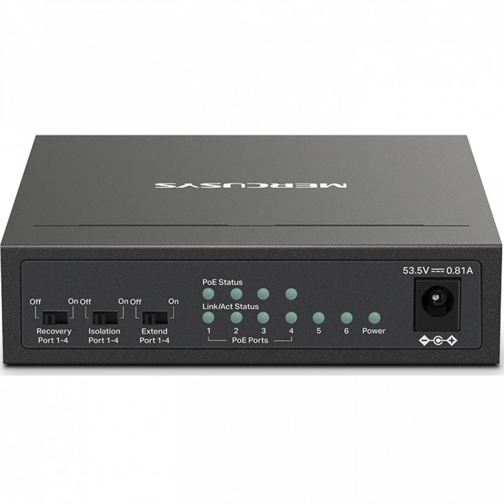 Коммутатор Mercusys MS106LP 100 Base-TX (100 мбит/с)
