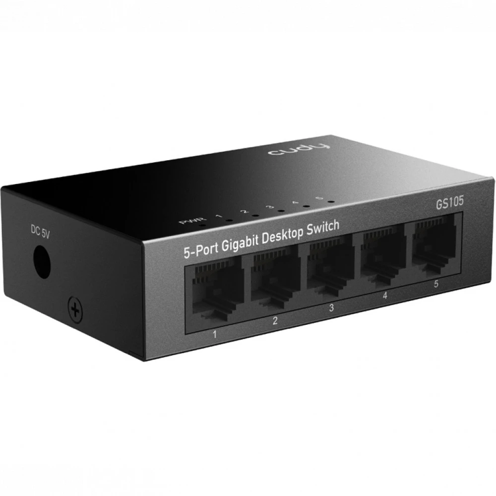 Коммутатор CUDY GS105 1000 Base-TX (1000 мбит/с)