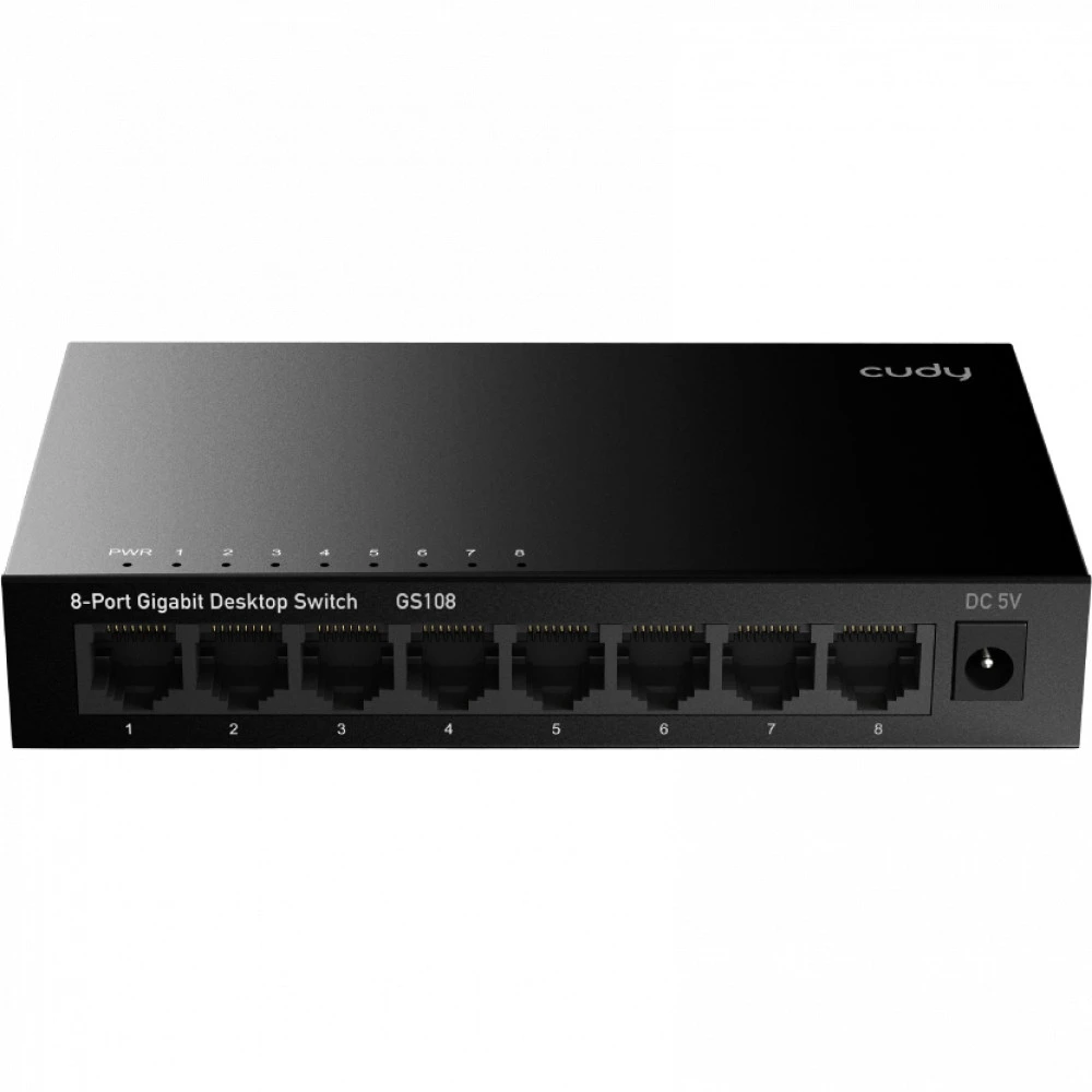 Коммутатор CUDY GS108 1000 Base-TX (1000 мбит/с)