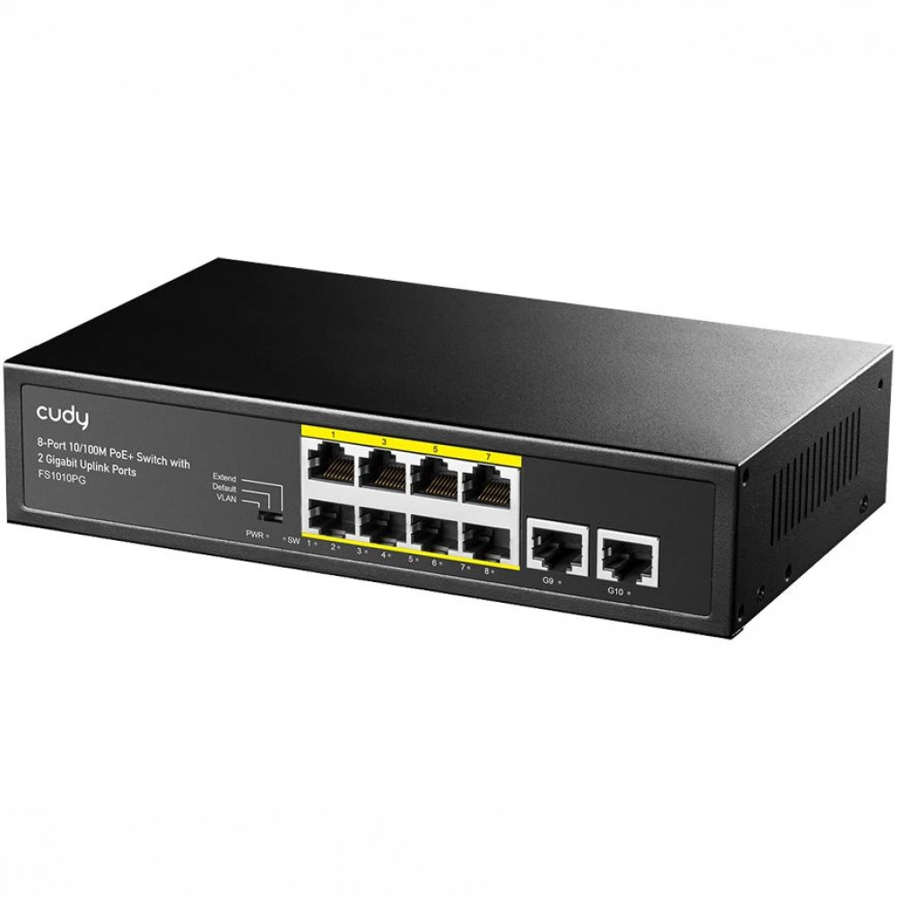 Коммутатор CUDY FS1010PG 100 Base-TX (100 мбит/с)
