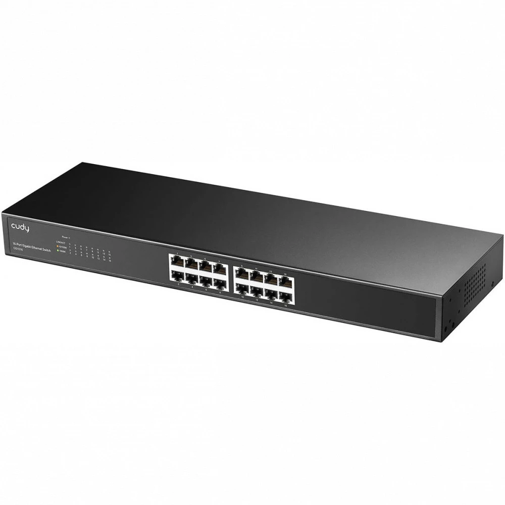 Коммутатор CUDY GS1016 1000 Base-TX (1000 мбит/с)
