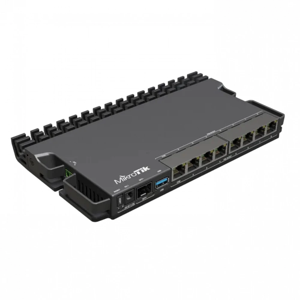 Маршрутизатор Mikrotik RB5009UPr+S+IN 10/100/1000 Base-TX (1000 мбит/с)