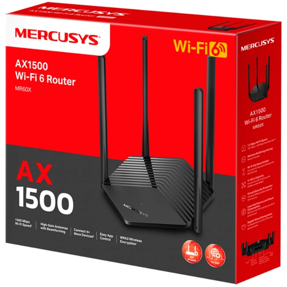 Маршрутизатор для дома Mercusys MR60X