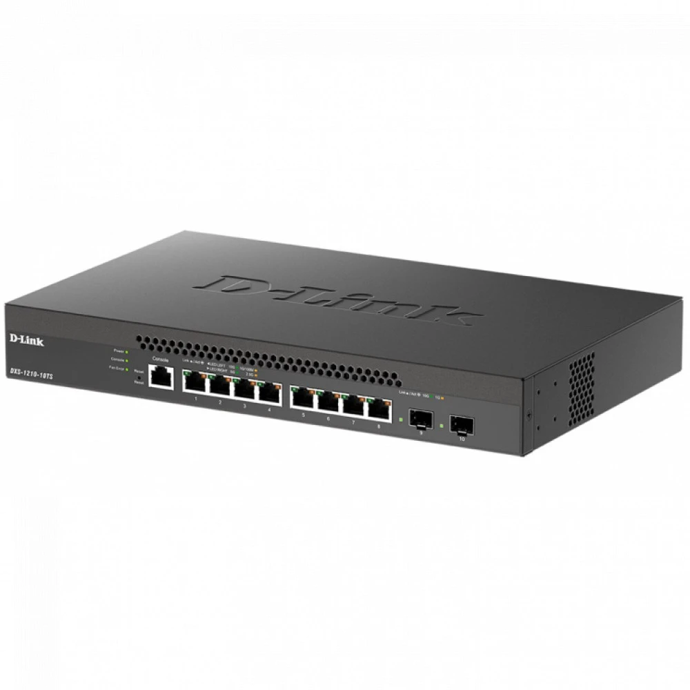 Коммутатор D-link DXS-1210-10TS/B1A 10 GBase-T (10000 мбит/с), 2 SFP порта