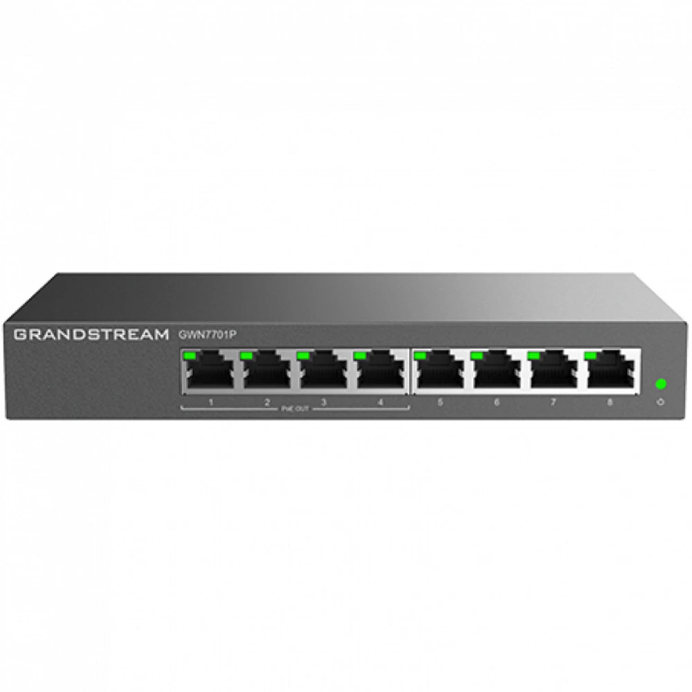 Коммутатор Grandstream GWN7701P 1000 Base-TX (1000 мбит/с)