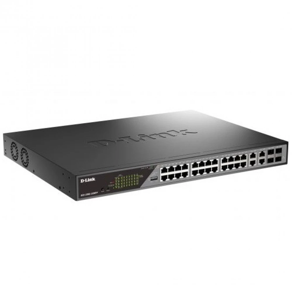Коммутатор D-link DSS-200G-28MPP/A1A 1000 Base-T (1000 мбит/с)