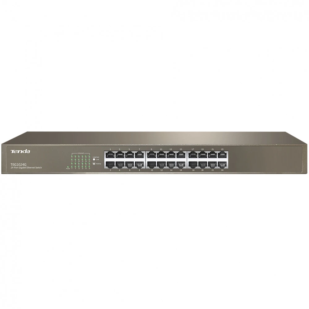 Коммутатор TENDA TEG1024G 1000 Base-T (1000 мбит/с)