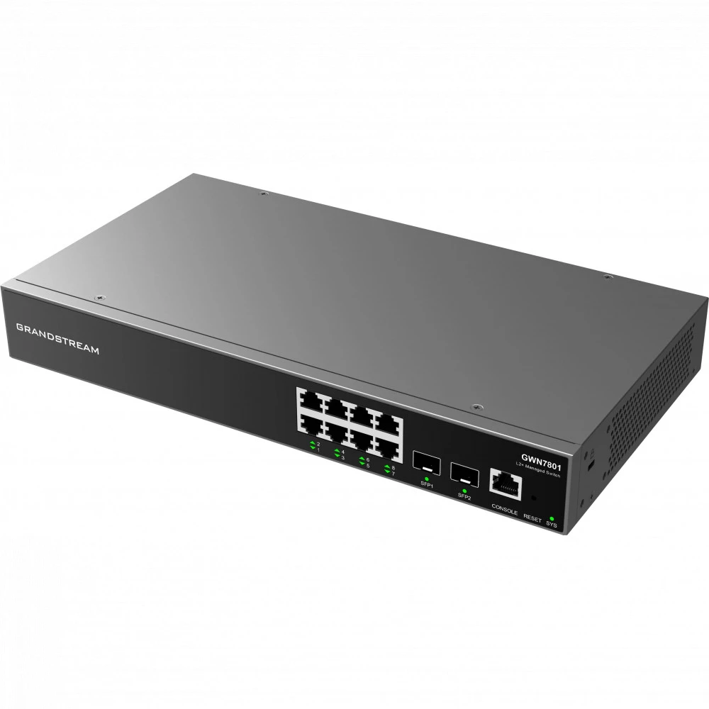 Коммутатор Grandstream GWN7801 1000 Base-TX (1000 мбит/с), 2 SFP порта