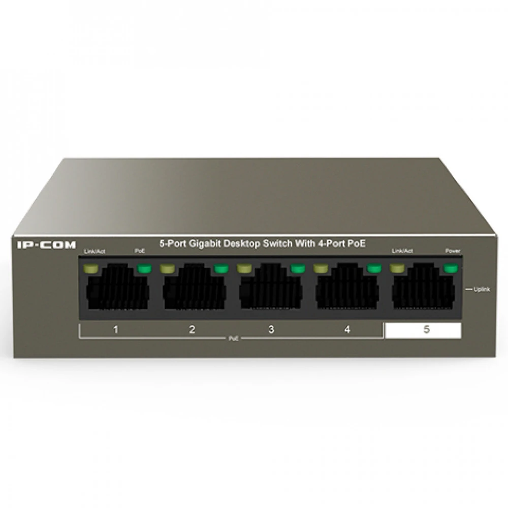 Коммутатор TENDA G1105P-4-63W 1000 Base-TX (1000 мбит/с)