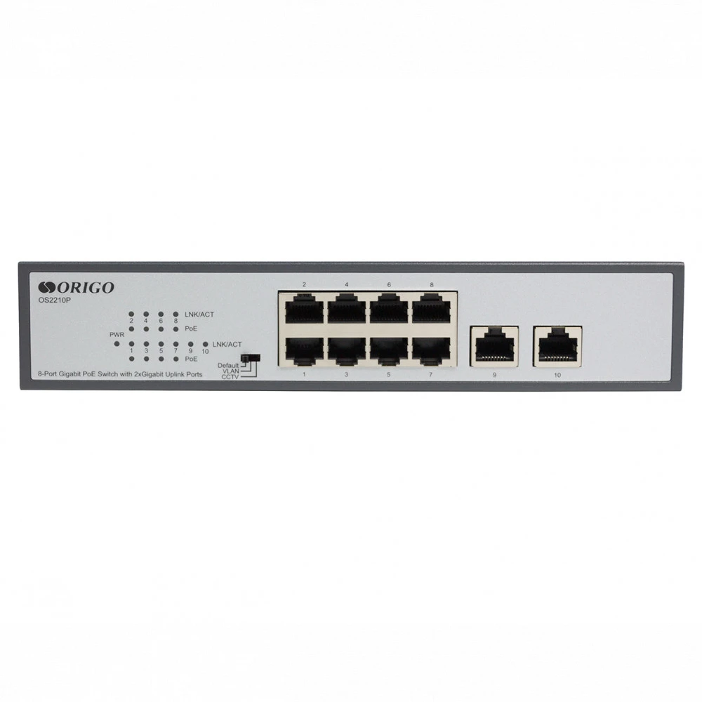 Коммутатор Origo OS2210P OS2210P/120W/A1A 1000 Base-T (1000 мбит/с)