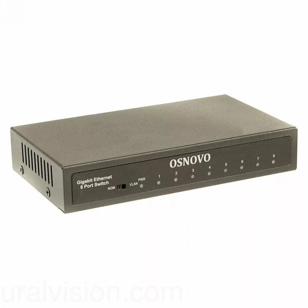 Коммутатор OSNOVO SW-70800 1000 Base-T (1000 мбит/с)