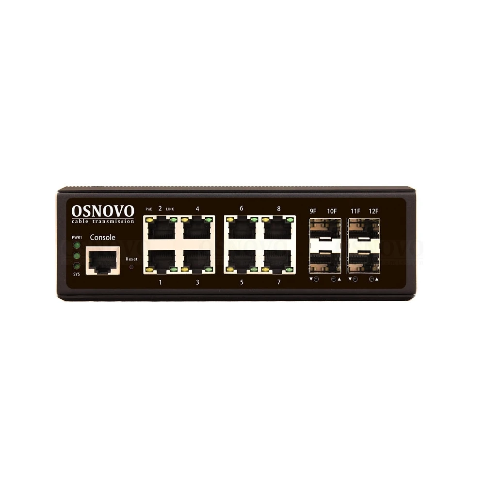 Коммутатор OSNOVO SW-70804/IL 1000 Base-T (1000 мбит/с), 4 SFP порта