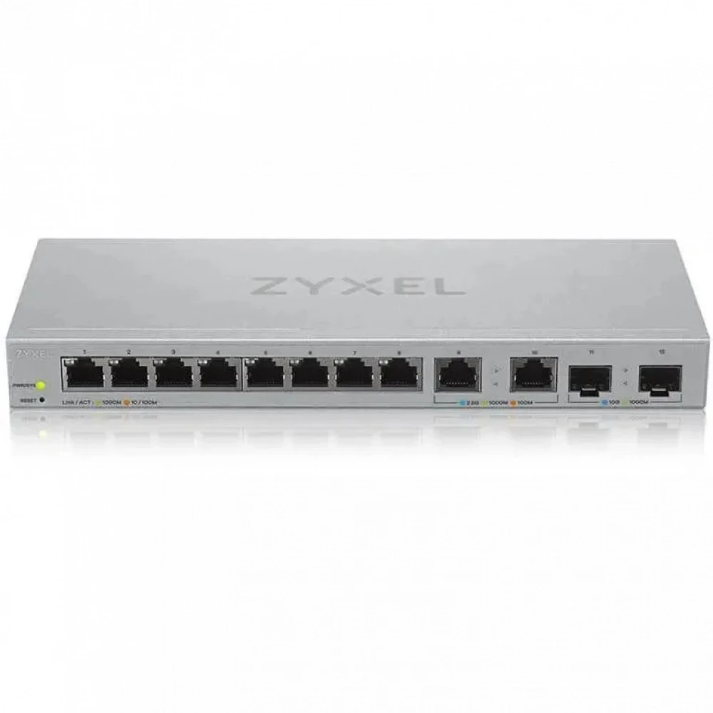 Коммутатор Zyxel XGS1210-12-ZZ0102F 1000 Base-T (1000 мбит/с), 2 SFP порта