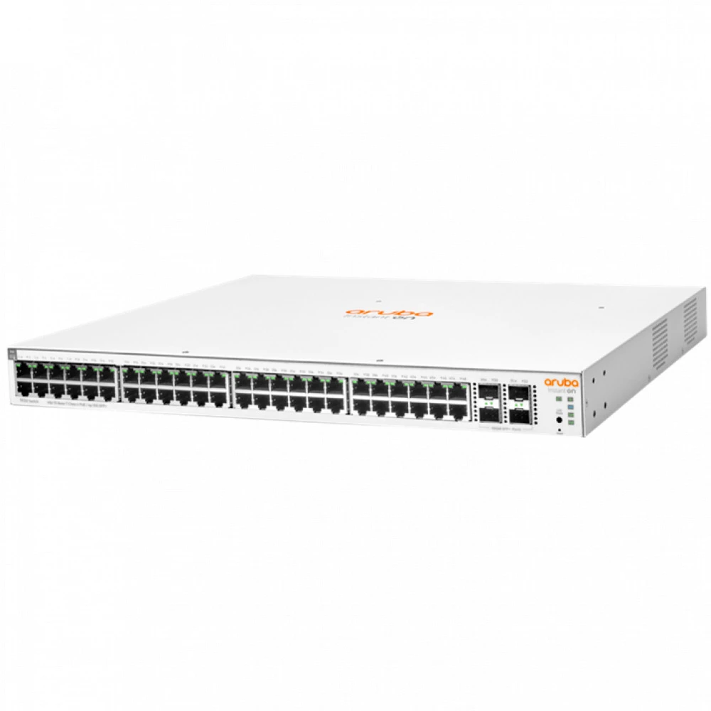 Коммутатор HPE Aruba Instant On 1930 48G Class4 PoE 4SFP/SFP+ 370W Switch JL686B 1000 Base-T (1000 мбит/с), 4 SFP порта