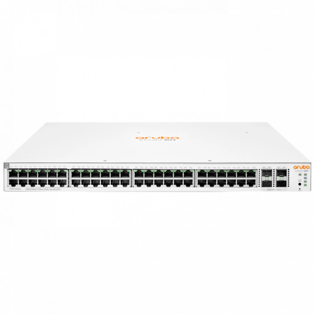 Коммутатор HPE Aruba Instant On 1930 48G Class4 PoE 4SFP/SFP+ 370W Switch JL686B 1000 Base-T (1000 мбит/с), 4 SFP порта