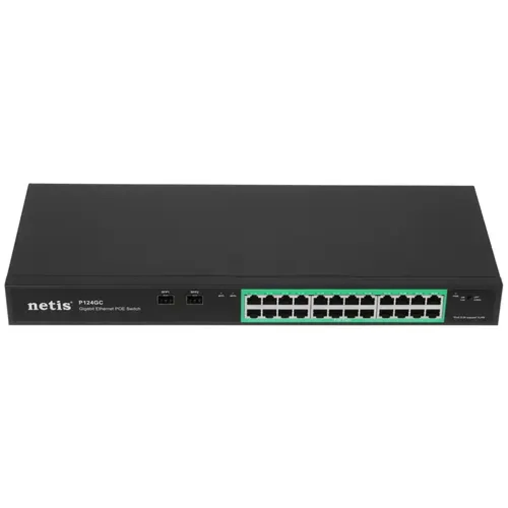 Коммутатор Netis P124GC 1000 Base-T (1000 мбит/с), 2 SFP порта