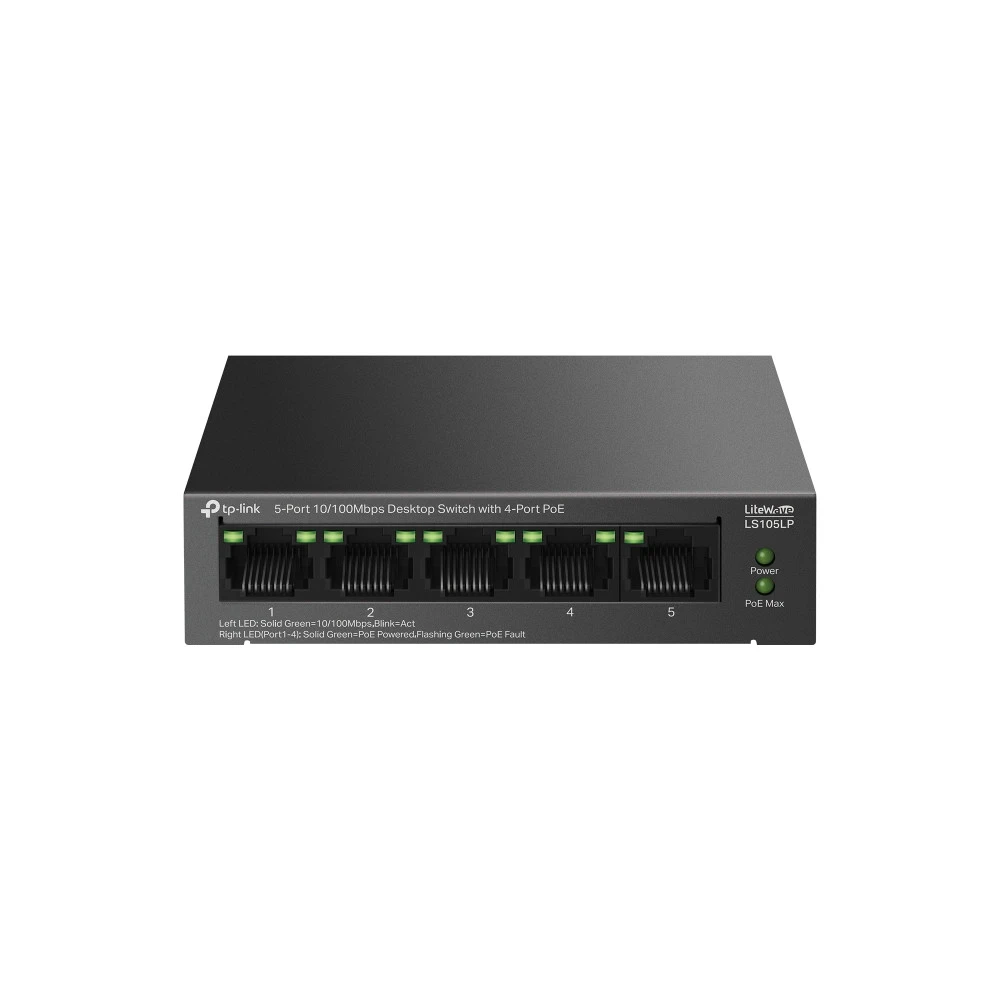 Коммутатор TP-Link LS105LP 100 Base-TX (100 мбит/с)