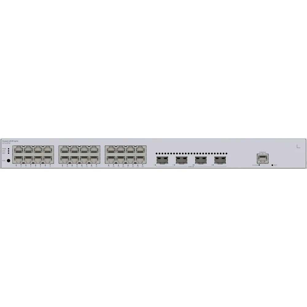 Коммутатор Huawei eKit eKitEngine S310-24T4X 98012381 1000 Base-T (1000 мбит/с), 4 SFP порта
