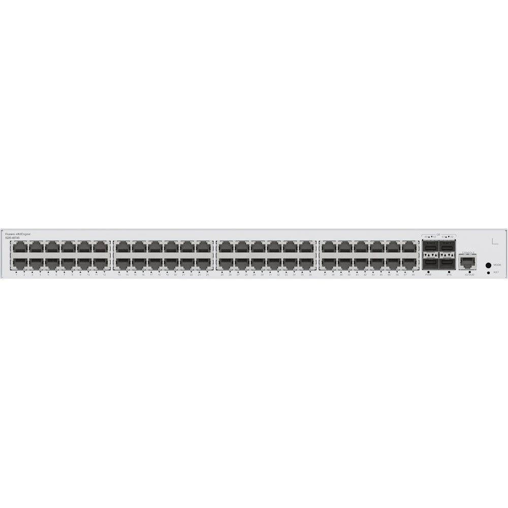 Коммутатор Huawei eKit eKitEngine S220-48T4S 98012380 1000 Base-TX (1000 мбит/с), 4 SFP порта